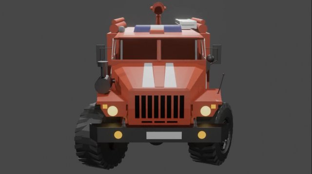 Fire engine Modelo 3D .c4d .max .obj .3ds .fbx .stl .blend 