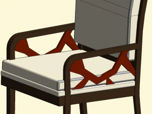 안락의자 3D 모델