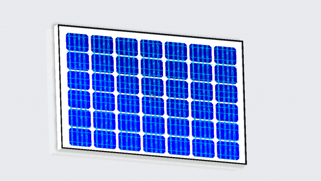 solar panel 3Dモデル .c4d .max .obj .3ds .fbx .stl .blend 