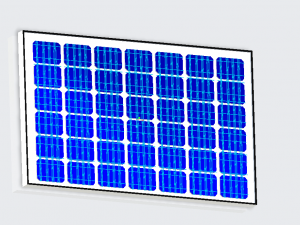 solar panel 3Dモデル
