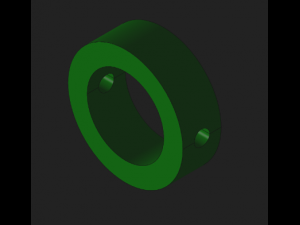 double eye single eye coller 3D Model