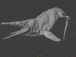 mosasaurus 3D 模型