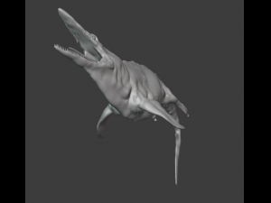 mosasaurus Modello 3D