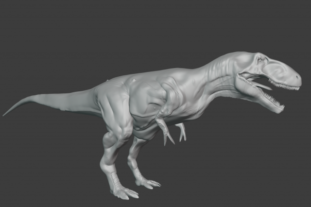 tyrannosaur 3Dモデル .c4d .max .obj .3ds .fbx .stl .blend 