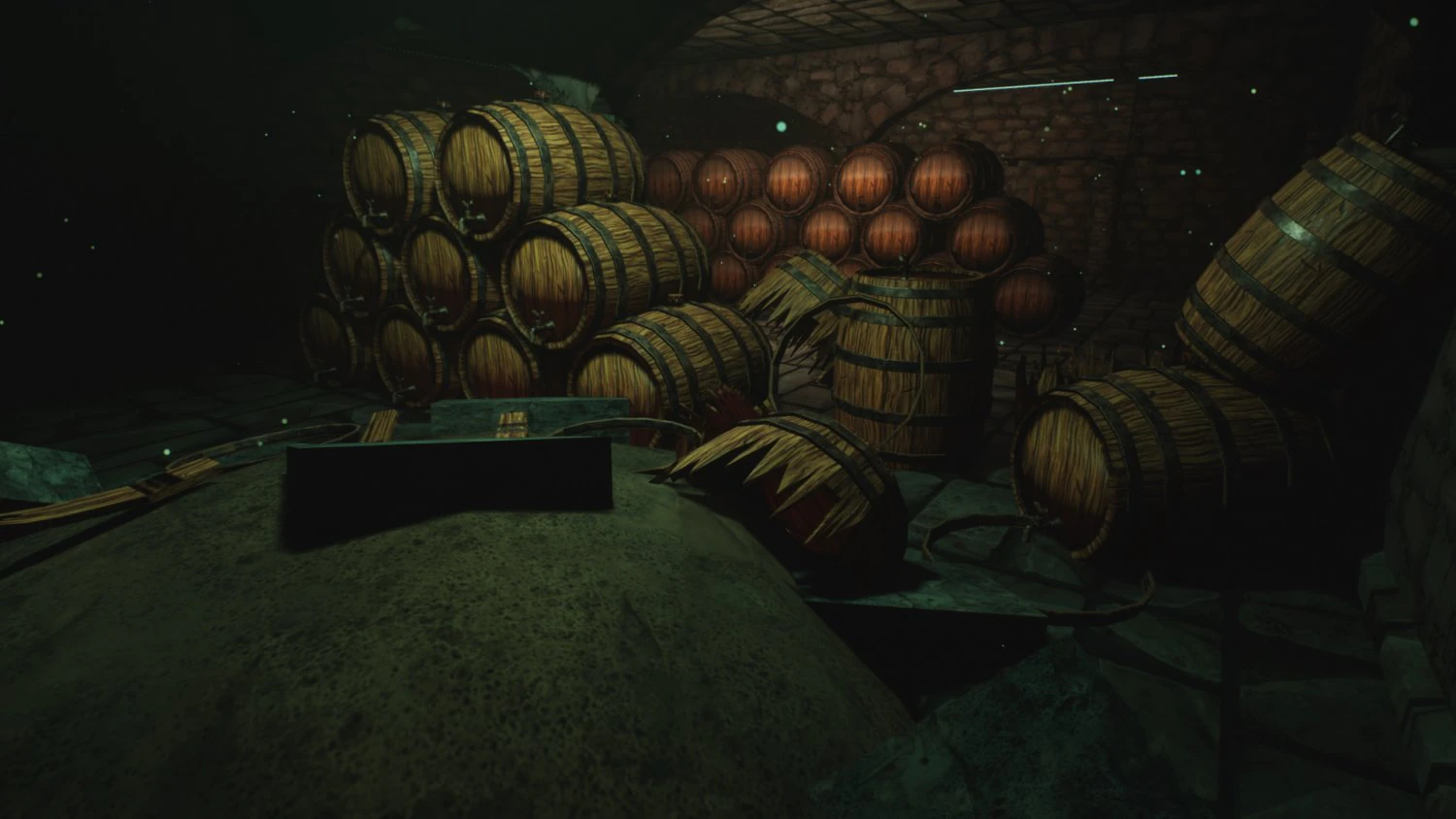 wine cellar set unreal engine project included 3D Model .c4d .max .obj .3ds .fbx .stl .blend