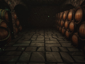 wine cellar set unreal engine project included 3D 模型