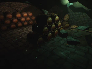 wine cellar set unreal engine project included 3D Model