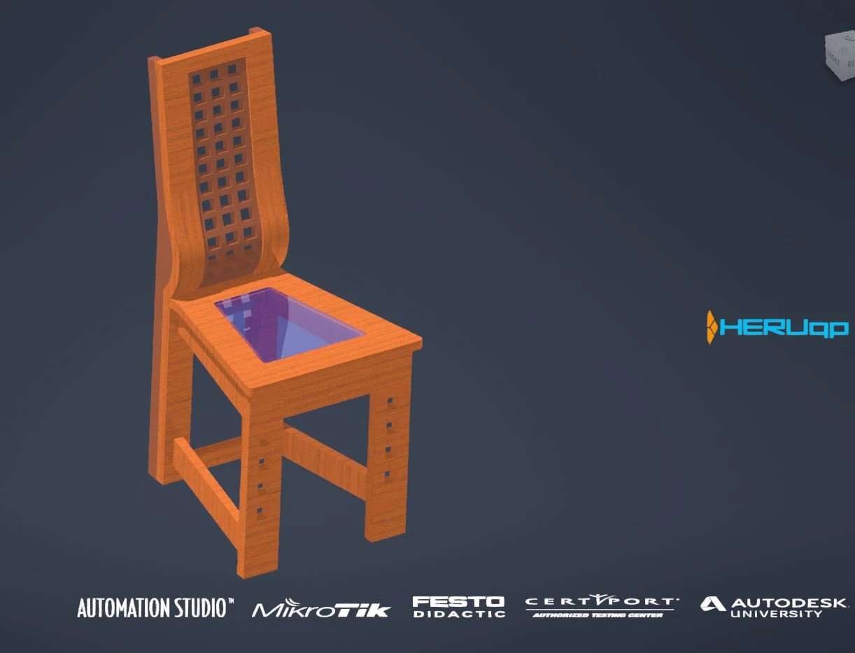 chair 3D Model .c4d .max .obj .3ds .fbx .stl .blend
