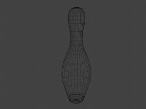 bowling pins set 3D Model