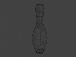 bowling pins set 3D Model