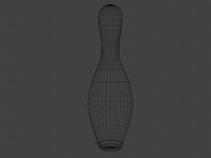 bowling pins set 3D Model