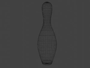 bowling pins set 3D Model