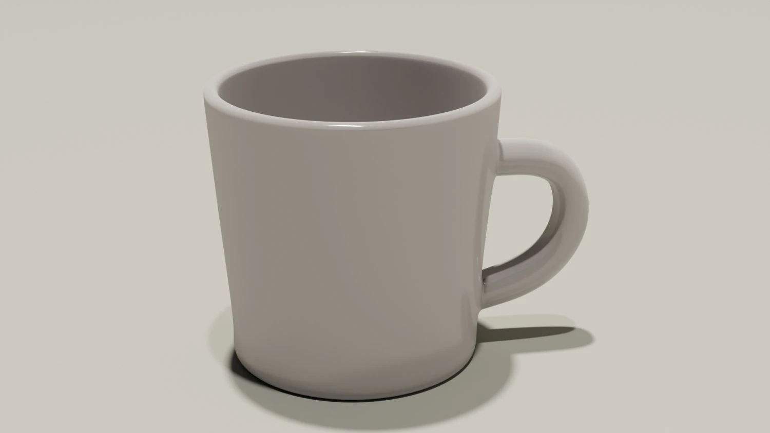 Ceramic mug 3D Model .c4d .max .obj .3ds .fbx .stl .blend