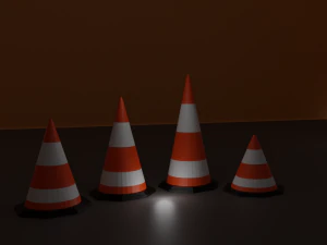 low-poly city traffic pack high detailsated 3D Model