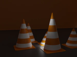 low-poly city traffic pack high detailsated 3D Model
