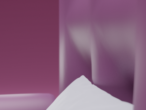 cozy armchair with pillow 3D Model