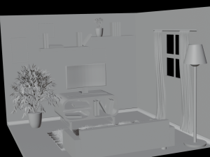 room 3D 模型