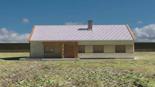 House 3D Model .c4d .max .obj .3ds .fbx .stl .blend 