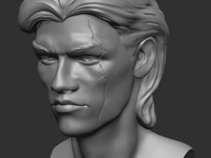 男の頭の家の装飾の庭ヴァゾン 3Dプリントモデル