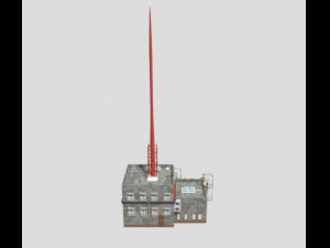 futuristic building 3D Model
