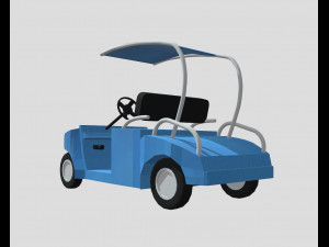 golf cart 3D-Modell