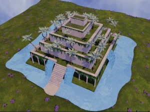 jardins suspendus Modèle 3D