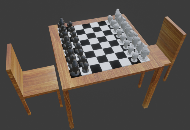 chess among us 3D Модель .c4d .max .obj .3ds .fbx .stl .blend 