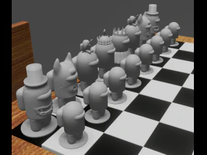 chess among us 3D Model