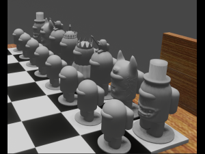 chess among us 3D Модель