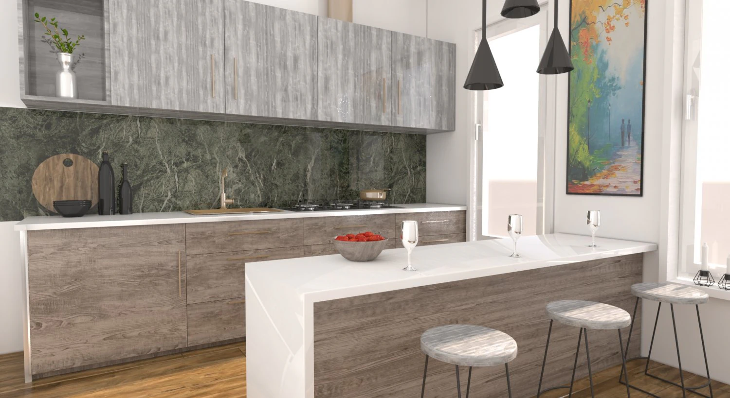 special kitchen 3D Model .c4d .max .obj .3ds .fbx .stl .blend 