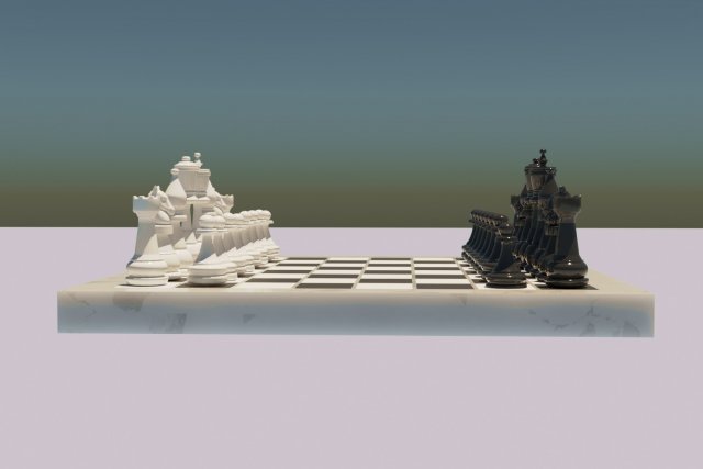 chess 3Dモデル .c4d .max .obj .3ds .fbx .stl .blend