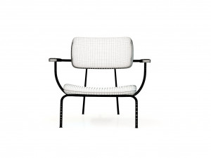 method lounge chair 3D-Modell