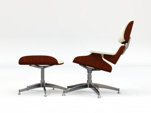 eames lounge chair 3D Model