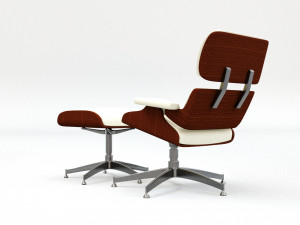 eames lounge chair 3D Model