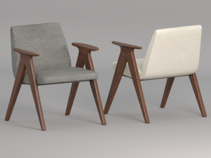 libera armchair 3D मॉडल