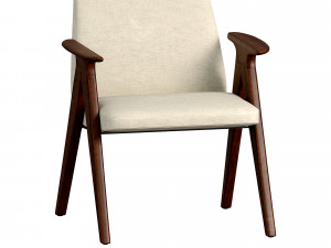 libera armchair 3D मॉडल