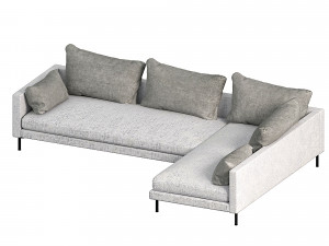 plano sofa Model 3D