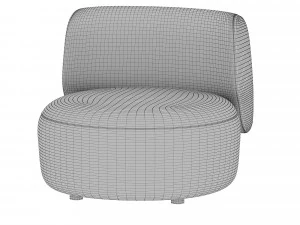 christophe delcourt lek armchair 3D Model