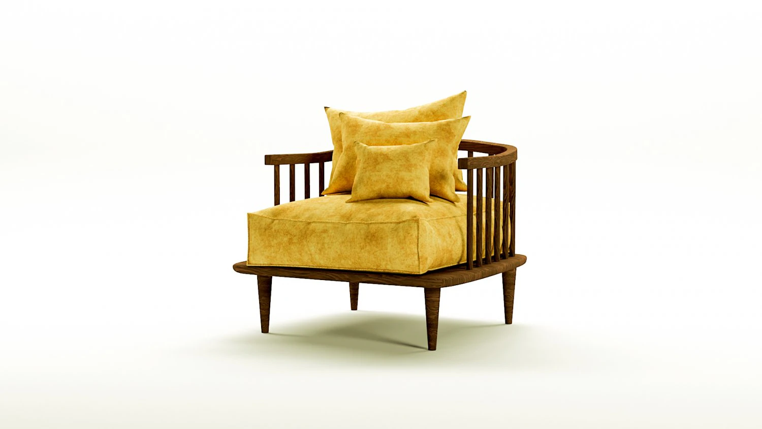 SC1 FLY Lounge Chair 3D Model .c4d .max .obj .3ds .fbx .stl .blend