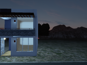 casa de dos pisos 3D Модель