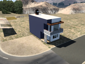 casa de dos pisos 3D Модель