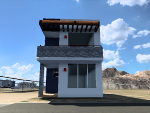 casa de dos pisos 3D Модель