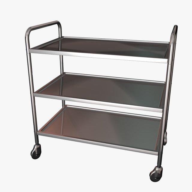 kitchen cart 3Dモデル .c4d .max .obj .3ds .fbx .stl .blend 