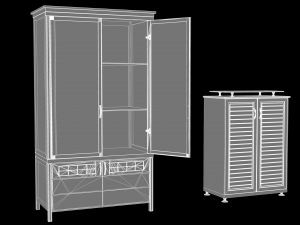 display cabine 3D मॉडल