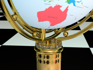 desk globe lighting 3D Model
