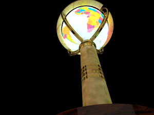 desk globe lighting 3Dモデル
