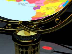 desk globe lighting 3Dモデル