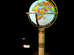 desk globe lighting 3Dモデル