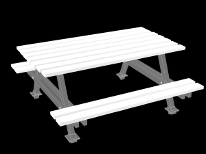 garden stall wight and dustbin 3D Модель