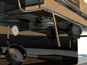 coffee machine two handles 3D Model